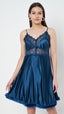 KOI SLEEPWEAR Satin Nighty with Lace Detail