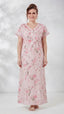 Light Floral Print A-Line Cotton Nighty