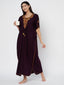 Koi Sleepwear Cream Embroidery kaftan