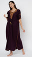 Koi Sleepwear Cream Embroidery kaftan
