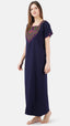 Resham Embriodery Bra Free Nighty