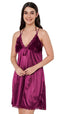 Koi Sleepwear Women’s Satin Lace Chemise Nightdress