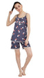 Spaghetti Short Nightsuit with Ball Lace