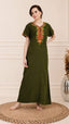 Crosswork Embroidered Nightgown