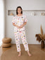 KOI-3D TEXTURE-PINK-FULL-PAJAMASET