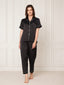 KOI-STRAPPY BLACK-SATIN-PAJAMASET