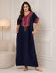 KOI SLEEPWEAR Bhopali embroidered gown