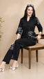 Product Name: Premium Cotton Abstract Print Nightwear Co-ord Set for Women – L to 3XL