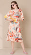 Abstract Bliss Maternity & Feeding Dress