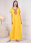 Crosswork Embroidered Nightgown