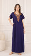 Cream Embroidered Nightgown