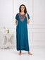 Colourful Embroidery Nightgown