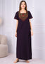 Resham Embroidery Night Gown