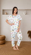 KOI-3D TEXTURE-BLUE-FULL-PAJAMASET