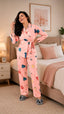 Premium Rayon Night Suit Set