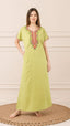 Crosswork Embroidered Nightgown