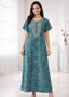 Alpine Embroidery Night Gown