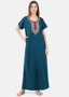 Multi Coloured Embroidered Nightgown