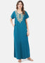Cream Embroidered Nightgown