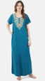 Cream Embroidered Nightgown
