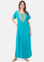 Cream Embroidered Nightgown