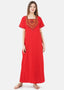 Multi Coloured Embroidered Nightgown