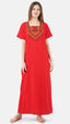Multi Coloured Embroidered Nightgown