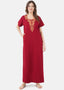 Cream Embroidered Nightgown
