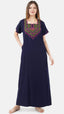 Resham Embriodery Night gown