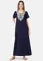 Cream Embroidered Nightgown