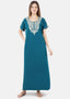 Cream Embroidered Nightgown