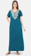 Cream Embroidered Nightgown