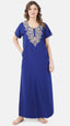 Cream Embroidered Nightgown