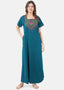 Multi Coloured Embroidered Nightgown