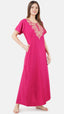 Cream Embroidered Nightgown
