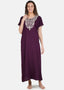 Nightgown with Pretty White Embroidery