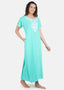 Nightgown with White Embroidery