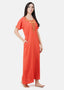Cream Embroidered Nightgown