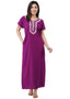 Cream Embroidered Nightgown