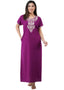 Cream Embroidered Nightgown
