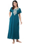 Cream Embroidered Nightgown
