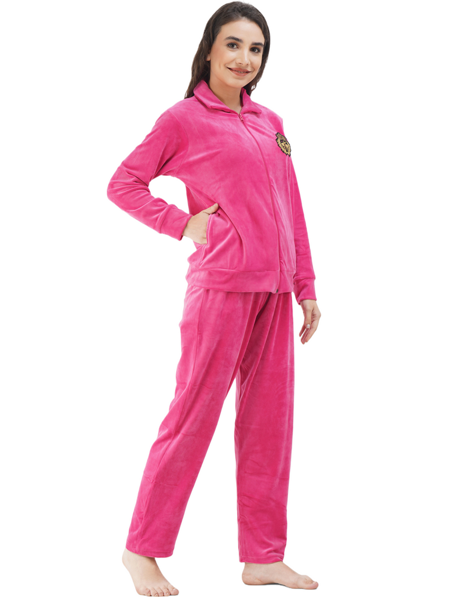 Velvette Full Sleeve Night Suit KOI Sleepwear
