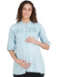 Denim Maternity Top