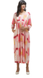 Maternity Dress with Square print