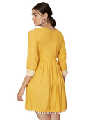 KOI SLEEPWEAR Beautiful short embroidered dress