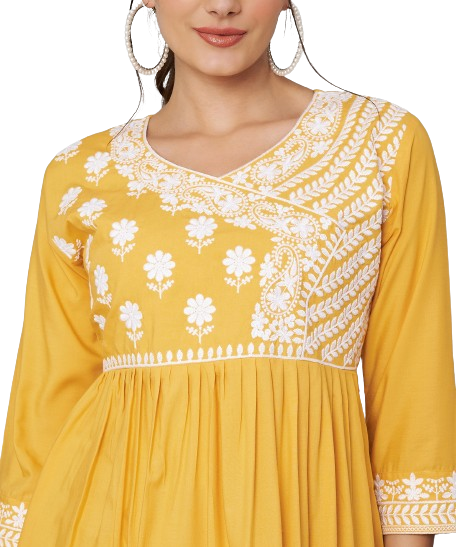 KOI SLEEPWEAR Beautiful short embroidered dress