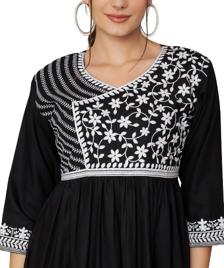 KOI SLEEPWEAR Beautiful short embroidered dress