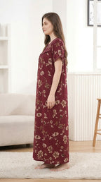 Midnight Blossom Alphine Maxi Nightgown