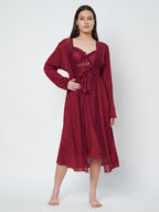 KOI SLEEPWEAR Premium Modal Nighty with Robe