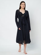 KOI SLEEPWEAR Premium Modal Nighty with Robe